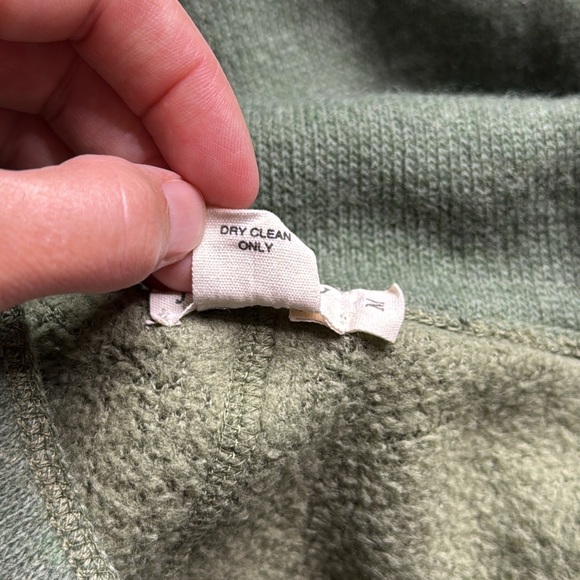 J.Crew Green Lambswool Blend Cropped Button Collared Sweater Medium - Picture 8 of 8